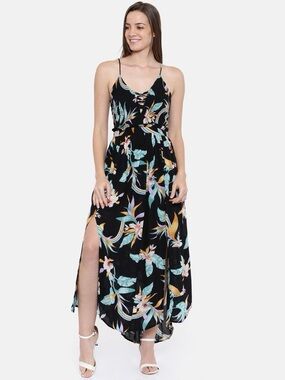 Forever 21 Tropical Maxi Dress ✦ Beach Vacation Cover-Up